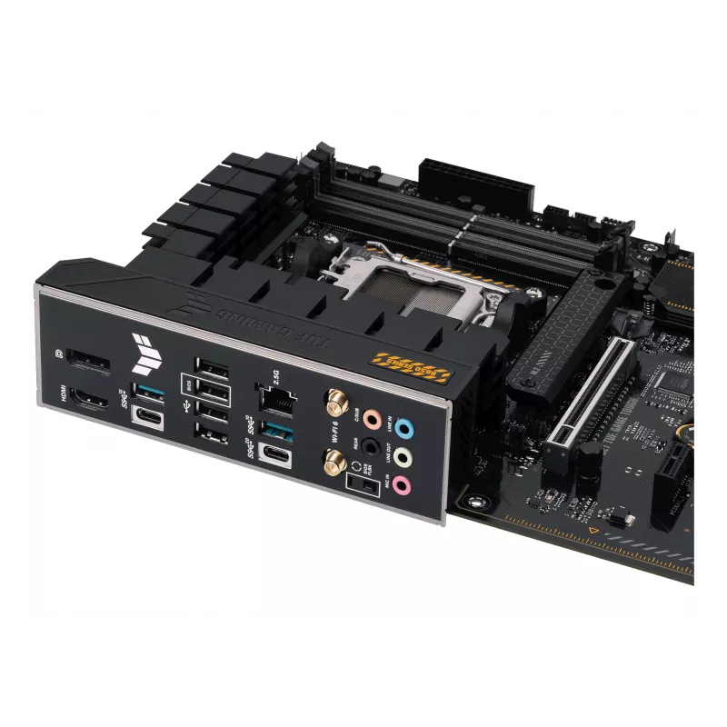 Mātesplate ASUS TUF GAMING B650-PLUS WIFI — AMD B650, Socket AM5, ATX, DDR5, 4 DIMM, Wi‑Fi 6, 2.5Gb LAN, 3x M.2