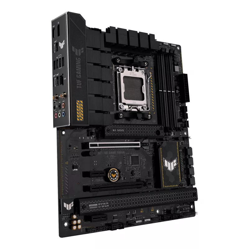 Mātesplate ASUS TUF GAMING B650-PLUS WIFI — AMD B650, Socket AM5, ATX, DDR5, 4 DIMM, Wi‑Fi 6, 2.5Gb LAN, 3x M.2