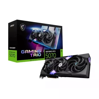 Graphics Card MSI GeForce RTX 5070 12 GB GDDR7 PCIe 5.0, 6144 CUDA, 2610 MHz, 3xDP 1xHDMI, 338×140×50 mm