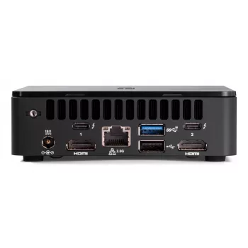 ASUS NUC 12 Pro Kit RNUC12WSKI700002I mini dators (barebone), Intel Core i7-1260P, Intel Iris Xe Graphics, 2x DDR4 SO-DIMM (maks. 64 GB), 2x M.2, Wi-Fi 6E, Bluetooth 5.2, 2,5GbE, melns