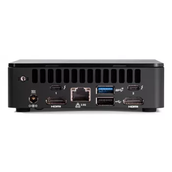 ASUS NUC 12 Pro Kit RNUC12WSKI700002I mini dators (barebone), Intel Core i7-1260P, Intel Iris Xe Graphics, 2x DDR4 SO-DIMM (maks. 64 GB), 2x M.2, Wi-Fi 6E, Bluetooth 5.2, 2,5GbE, melns