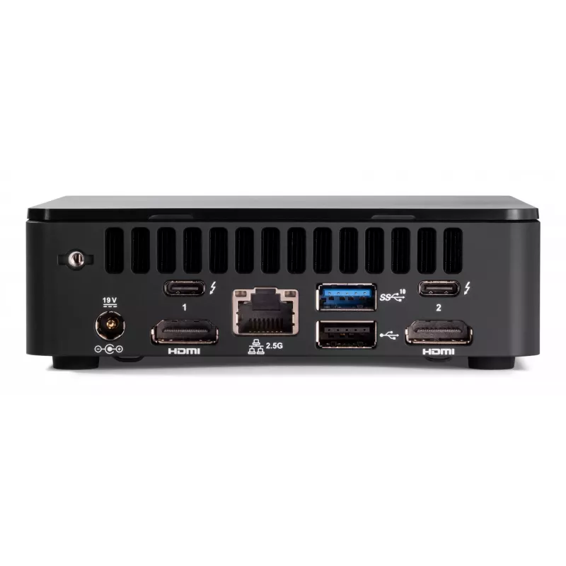 Mini PC barebone ASUS NUC 12 Pro Slim Kit RNUC12WSKI700002I — Intel Core i7-1260P, atbalsta 64 GB DDR4, 2x M.2 SSD, Wi‑Fi 6E, Thunderbolt 4