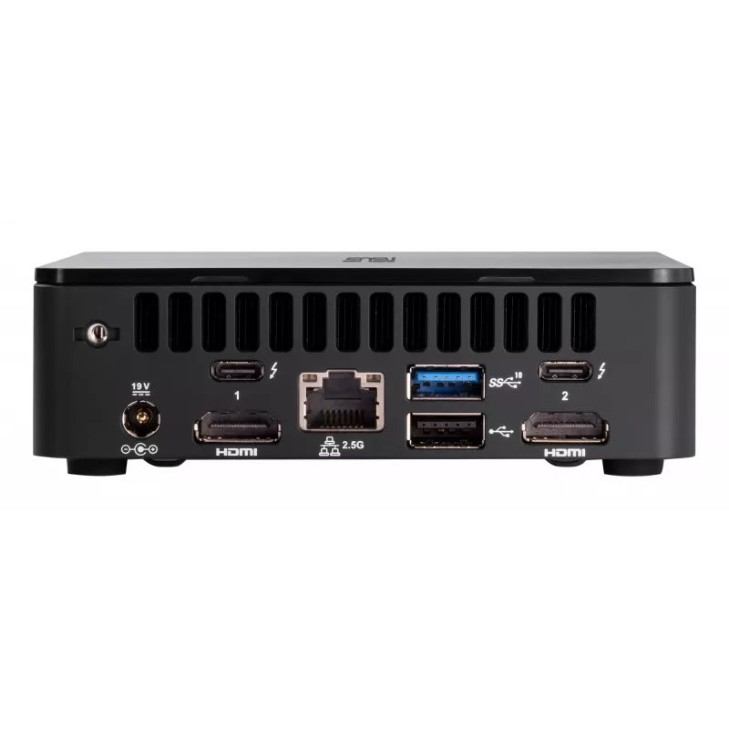 Mini PC barebone ASUS NUC 12 Pro Slim Kit RNUC12WSKI700002I — Intel Core i7-1260P, atbalsta 64 GB DDR4, 2x M.2 SSD, Wi‑Fi 6E, Thunderbolt 4