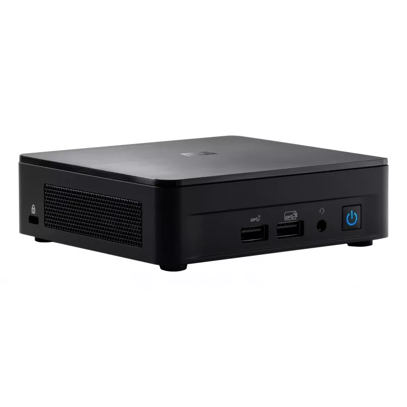 Mini PC barebone ASUS NUC 12 Pro Slim Kit RNUC12WSKI700002I — Intel Core i7-1260P, atbalsta 64 GB DDR4, 2x M.2 SSD, Wi‑Fi 6E, Thunderbolt 4