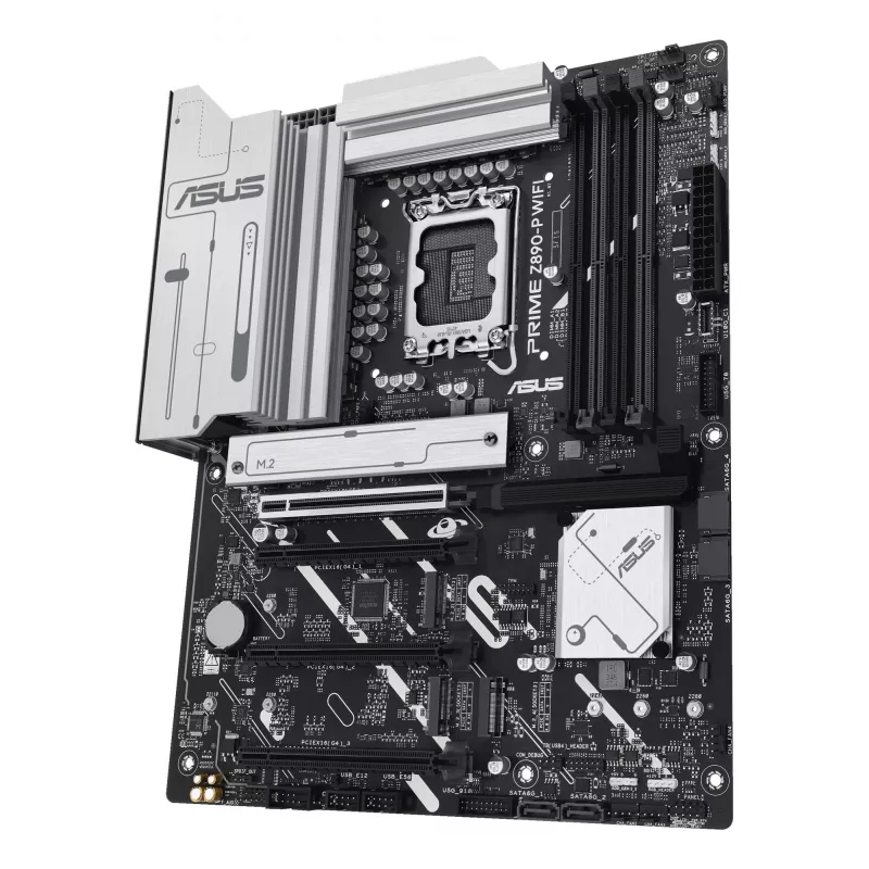 Mātesplate ASUS PRIME Z890‑P WIFI Intel Z890 LGA 1851 ATX, DDR5, 4x DIMM, 4x M.2, Wi‑Fi 7, 2.5Gb LAN