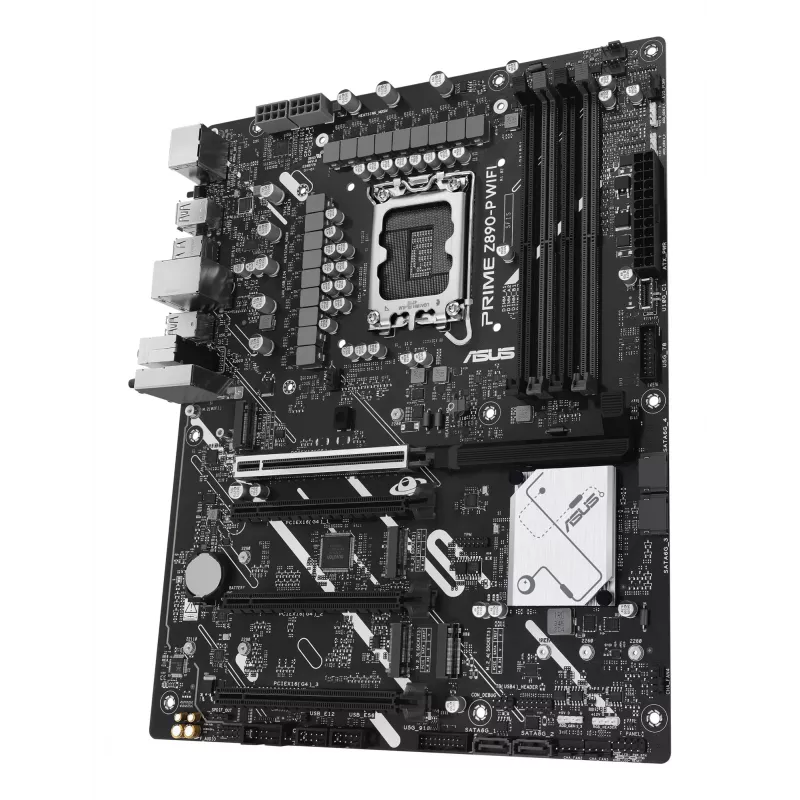 Mātesplate ASUS PRIME Z890‑P WIFI Intel Z890 LGA 1851 ATX, DDR5, 4x DIMM, 4x M.2, Wi‑Fi 7, 2.5Gb LAN