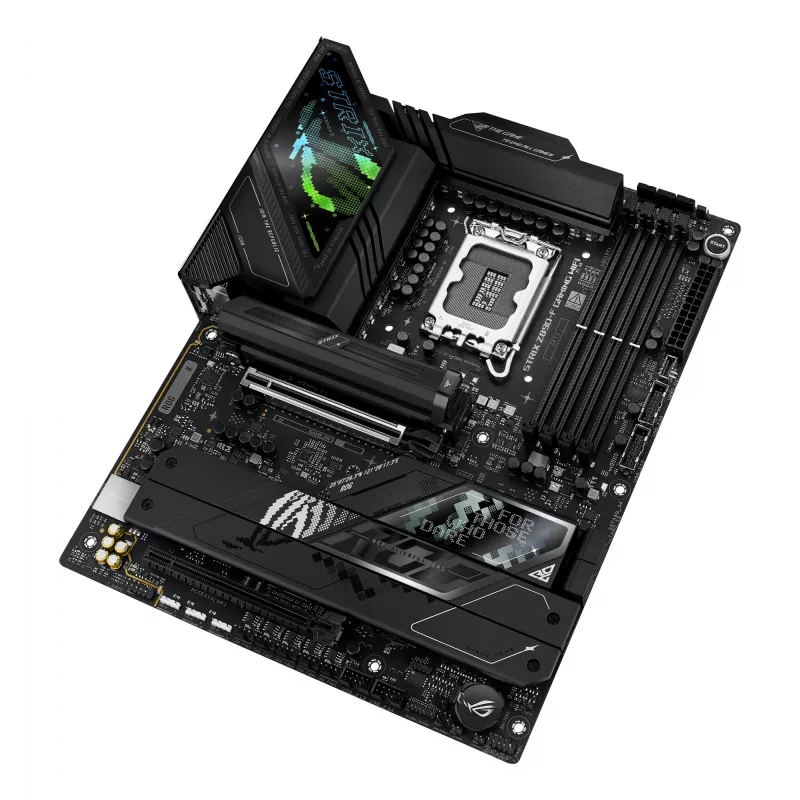 Mātesplate ASUS ROG STRIX Z890-F GAMING WIFI — Intel Z890, LGA 1851, ATX, DDR5, 4x DIMM, 192GB, Wi‑Fi 7, Bluetooth 5.4