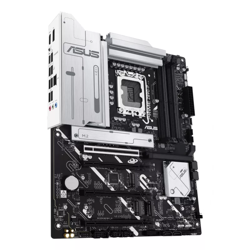 Mātesplate ASUS PRIME Z890-P — Intel Z890, LGA 1851, ATX, DDR5, 4x DIMM, 192GB, 4x M.2, 2.5Gb LAN, HDMI 2.1, 1x USB-C
