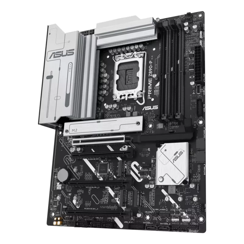 Mātesplate ASUS PRIME Z890-P — Intel Z890, LGA 1851, ATX, DDR5, 4x DIMM, 192GB, 4x M.2, 2.5Gb LAN, HDMI 2.1, 1x USB-C