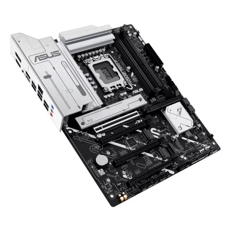 Mātesplate ASUS PRIME Z890-P — Intel Z890, LGA 1851, ATX, DDR5, 4x DIMM, 192GB, 4x M.2, 2.5Gb LAN, HDMI 2.1, 1x USB-C