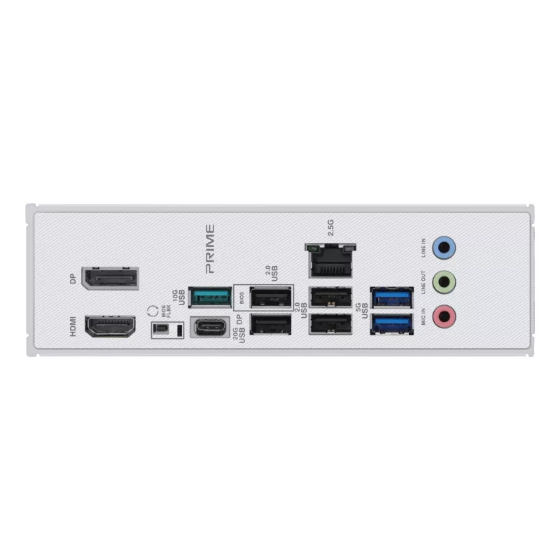 Mātesplate ASUS PRIME Z890-P — Intel Z890, LGA 1851, ATX, DDR5, 4x DIMM, 192GB, 4x M.2, 2.5Gb LAN, HDMI 2.1, 1x USB-C