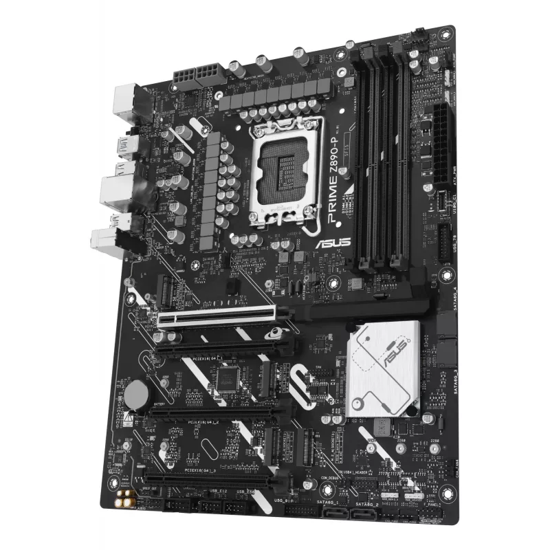 Mātesplate ASUS PRIME Z890-P — Intel Z890, LGA 1851, ATX, DDR5, 4x DIMM, 192GB, 4x M.2, 2.5Gb LAN, HDMI 2.1, 1x USB-C
