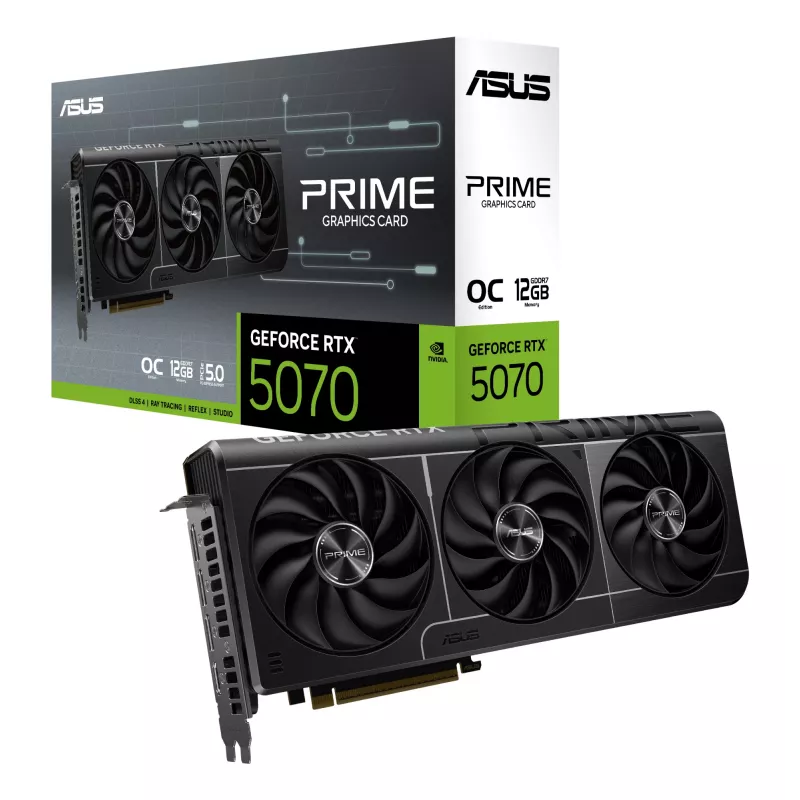 ASUS Graphics Card NVIDIA GeForce PRIME OC RTX5070 12GB GDDR7