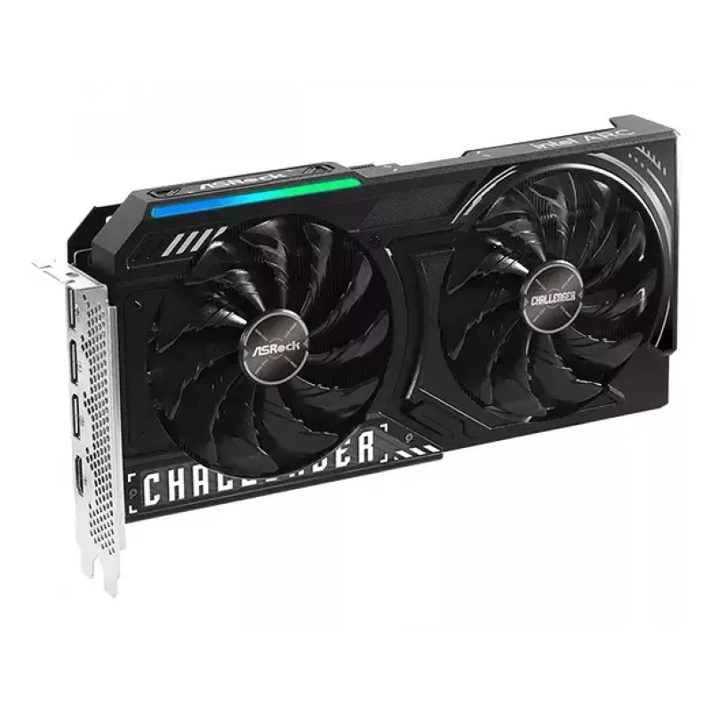ASRock Grafikas karte Intel Arc B570, 10 GB GDDR6, 160 bitu, PCIe 4.0 x8, 3x DisplayPort 2.1, 1x HDMI 2.1a