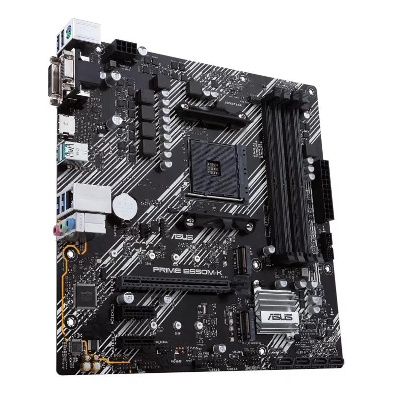 Mātesplate ASUS PRIME B550M-K AMD B550 Socket AM4 micro ATX