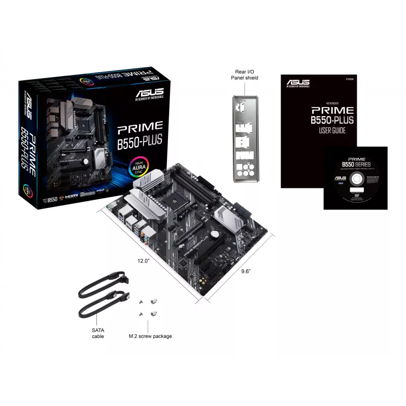 Mātesplate ASUS PRIME B550-PLUS AMD B550 Socket AM4 ATX