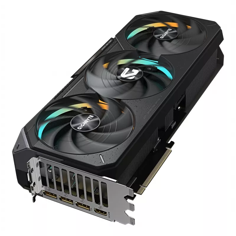 GIGABYTE GeForce RTX 5070 Ti GAMING OC 16G grafiskā karte - 16 GB GDDR7, 256 biti, PCI-E 5.0, 2588 MHz kodola takts frekvence, 3 x DP 2.1a, 1 x HDMI 2.1b, NVIDIA DLSS 4, GV-N507TGAMING OC-16GD
