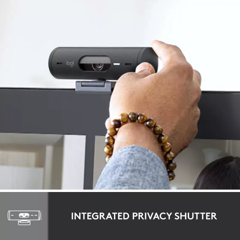 LOGITECH Brio 500 Full HD tīmekļa kamera, grafīta krāsa