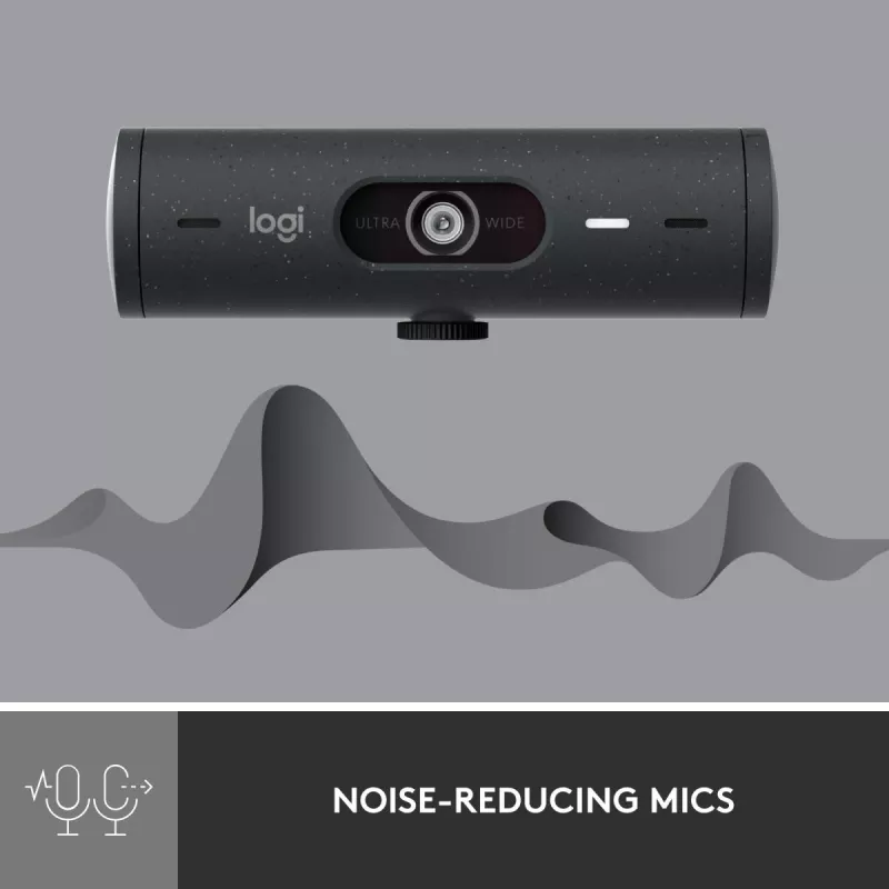 LOGITECH Brio 500 Full HD tīmekļa kamera, grafīta krāsa
