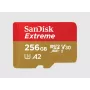 MicroSDXC zibatmiņa SANDISK SDSQXAV-256G-GN6MA 256 GB UHS‑I U3 V30 190 MB/s lasīšana 130 MB/s rakstīšana sarkana