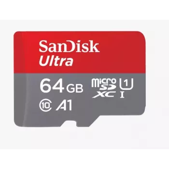 SanDisk 64 GB MicroSDXC UHS-I 10. klases zibatmiņa SDSQUAB-064G-GN6MA