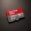MicroSDXC karte SanDisk 128GB UHS-I Class 10 SDSQUAB-128G-GN6MA