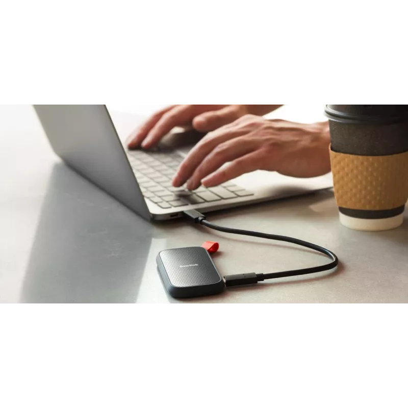 Ārējais cietvielu disks SanDisk 1 TB USB Type-C 3.2 Gen 2 SDSSDE30-1T00-G26