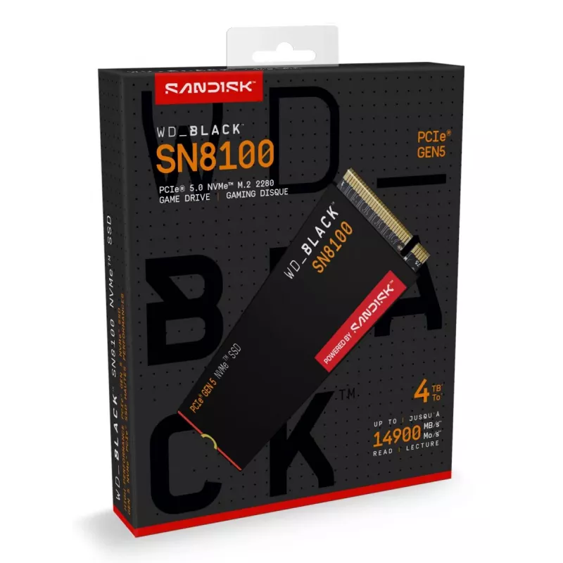WESTERN DIGITAL SSD - WD_Melns SN8100 - 4TB - M.2 2280