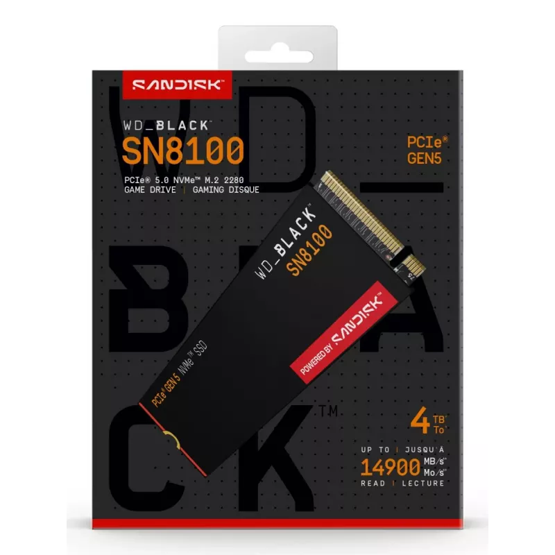 WESTERN DIGITAL SSD - WD_Melns SN8100 - 4TB - M.2 2280