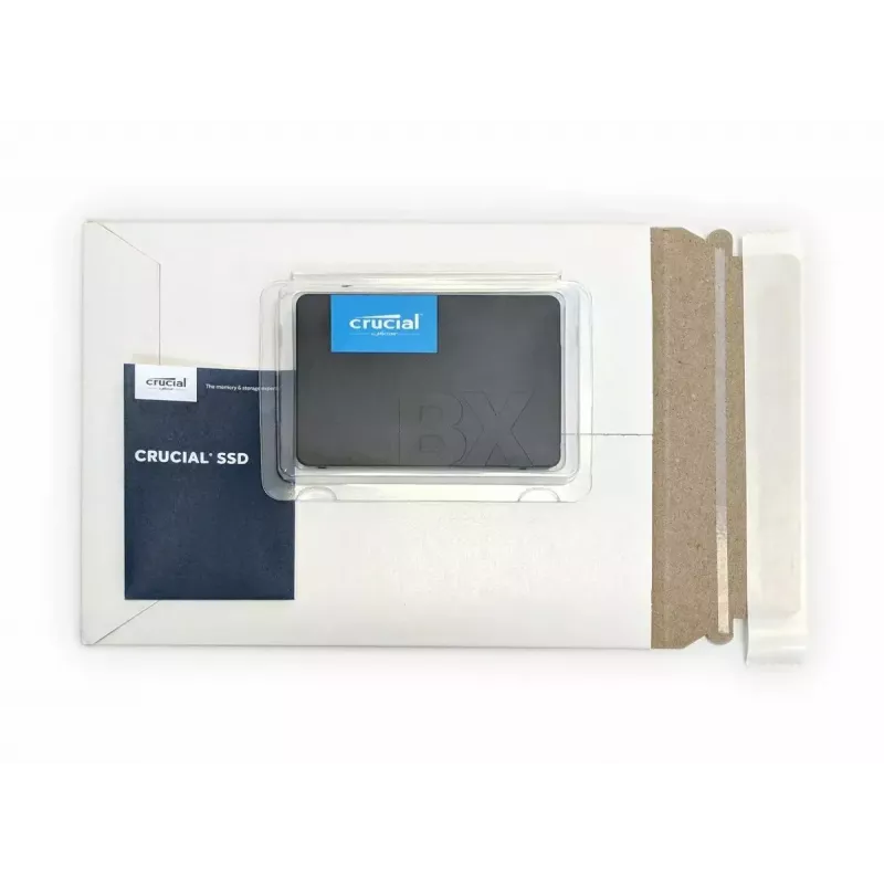 CRUCIAL BX500 240GB SSD, 2.5” 7mm, SATA 6 Gb/s, lasīšana/rakstīšana: 540 / 500 MB/s