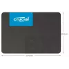 CRUCIAL BX500 240GB SSD, 2.5” 7mm, SATA 6 Gb/s, lasīšana/rakstīšana: 540 / 500 MB/s