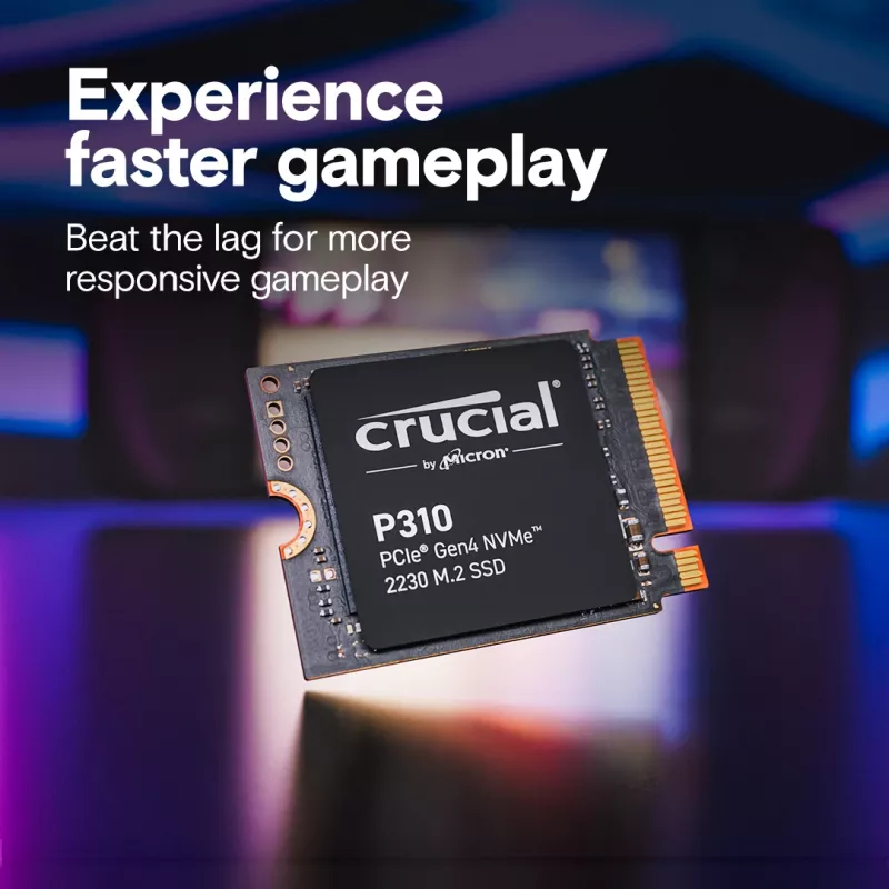 SSD disks Crucial 2TB M.2 PCIe Gen4 NVMe P310