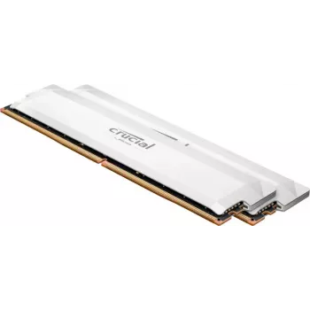 Crucial Pro - Overclocking Edition - DDR5 - Kit 32 GB: 2 x 16 GB DIMM 288-PIN 6400 MT/s / PC5-51200 CL38 1.35 V ungepuffert non-ECC weiß