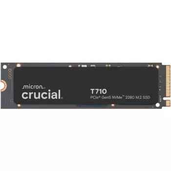 Iekšējais SSD CRUCIAL T710 2000 GB NVMe PCIe Gen.5 M.2 2280