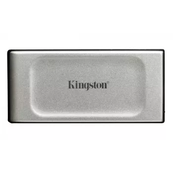 Kingston Technology 500G PORTABLE SSD XS2000, 500 GB, USB Type-C, 3.2 Gen 2 (3.1 Gen 2), 2000 MB/s, Melns, Sudrabs