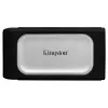 Kingston Technology 500G PORTABLE SSD XS2000, 500 GB, USB Type-C, 3.2 Gen 2 (3.1 Gen 2), 2000 MB/s, Melns, Sudrabs