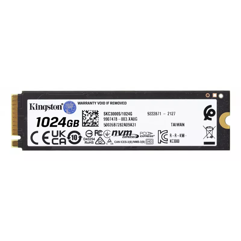 SSD disks Kingston Technology 1024G M.2 NVMe KC3000
