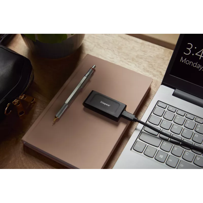Kingston Technology 2TB XS1000 ārējais USB 3.2 Gen 2 pārnēsājamais cietvielu disks