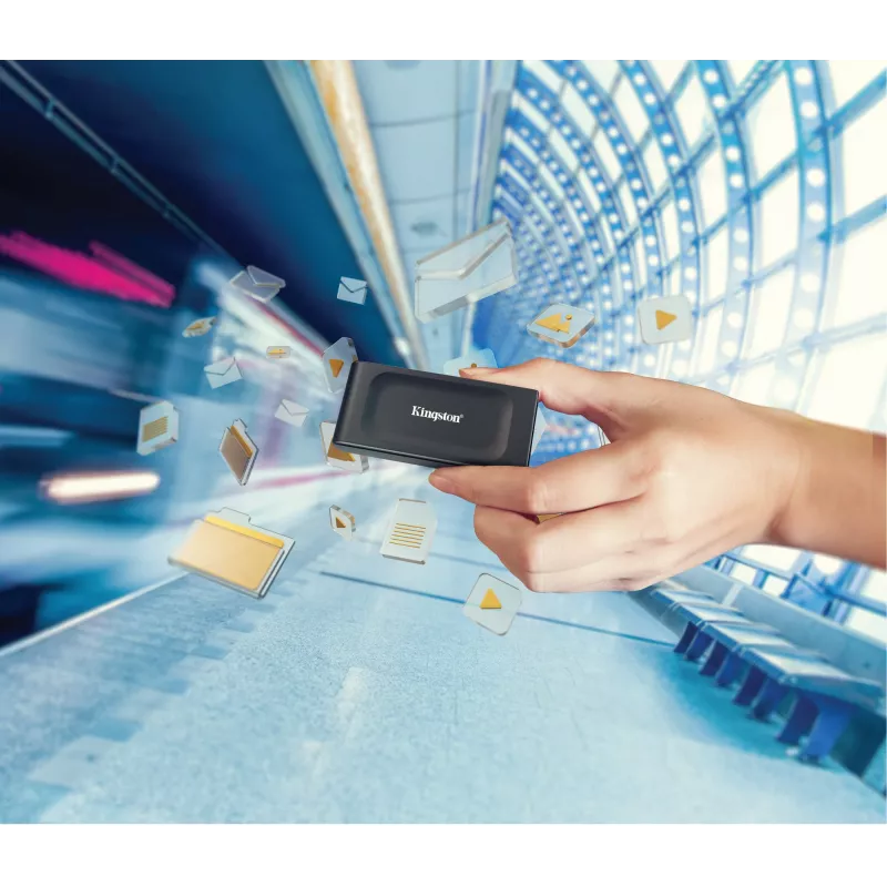 Kingston Technology 2TB XS1000 ārējais USB 3.2 Gen 2 pārnēsājamais cietvielu disks
