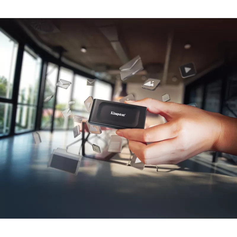 Kingston Technology 2TB XS1000 ārējais USB 3.2 Gen 2 pārnēsājamais cietvielu disks