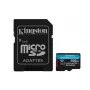 Kingston Technology 256GB microSDXC Canvas Go Plus Gen4 200MB/s A2 U3 V30 karte + adapteris