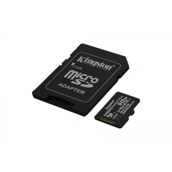 Kingston Technology 512 GB microSDXC Canvas Select Plus Gen3 150 MB/s A1 karte + adapteris