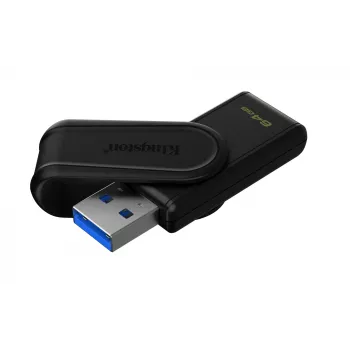 Kingston Technology DataTraveler 64GB pārnēsājams USB 3.2 Gen 1 Exodia S (melns/melns)