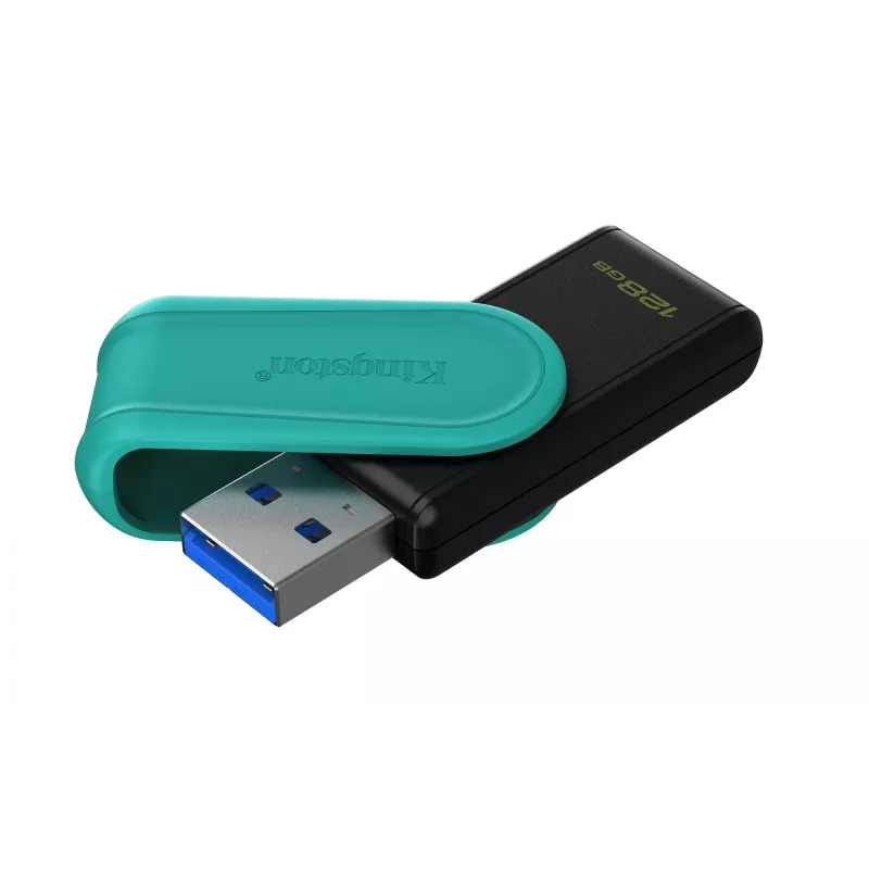 Kingston Technology DataTraveler 128GB Portable USB 3.2 Gen 1 Exodia S (Melns/Tirkīzzils)