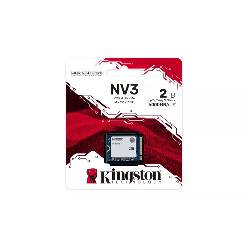 SSD disks Kingston Technology 2000G M.2 2230 NVMe SNV3SM3/2T0