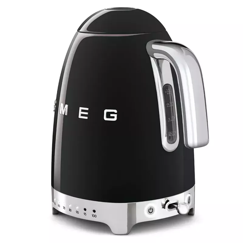 Elektriskā tējkanna SMEG KLF04BLEU 1.7L 2400W melna