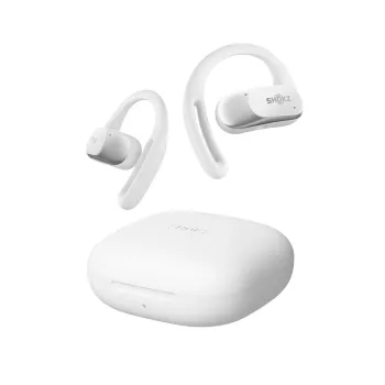 SHOKZ OpenFit Air, balta, austiņas, bezvadu, auss āķis, zvani / mūzika / sports / ikdienas lietošana, Bluetooth, balta