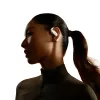 Atvērtās auss bezvadu austiņas Shokz OpenFit 2 — Bluetooth 5.4, IP55, kaulu vadītspēja, 11 h atskaņošana (48 h ar maciņu), USB‑C, smilškrāsā