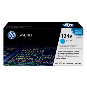 HP 124A Cyan Original LaserJet Tonera kasetne, 2000 lapas, Ciāna, 1 gab.