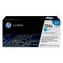 HP 124A Cyan Original LaserJet Tonera kasetne, 2000 lapas, Ciāna, 1 gab.